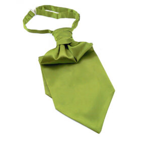 Lavallière en satin vert