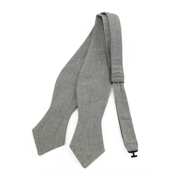 Nœud papillon gris chiné