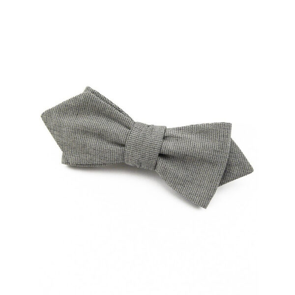 Nœud papillon gris chiné