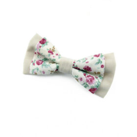 Noeud papillon Enfant Liberty Beige et rose