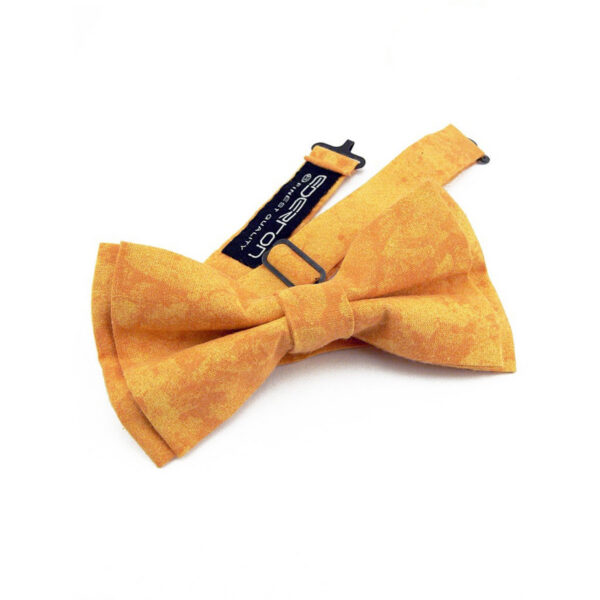 Noeud papillon jaune marbré