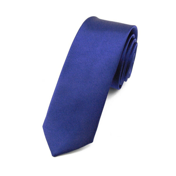 Cravate slim Bleu roi