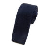 Cravate tricot bleu marine