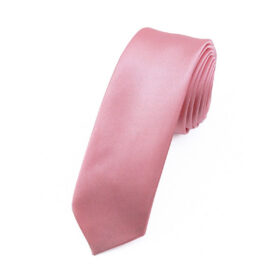 Cravate slim Rose