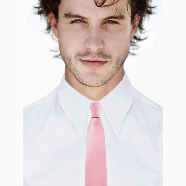 Cravate slim Rose
