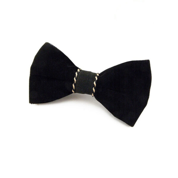 Noeud papillon velours noir