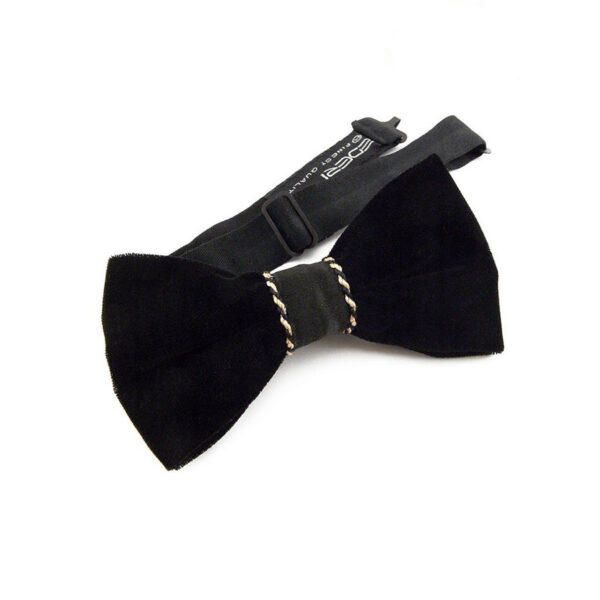 Noeud papillon velours noir