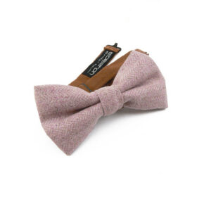 Noeud papillon vieux rose