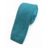 Cravate tricot turquoise
