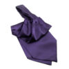 Cravate Ascot Violet foncé
