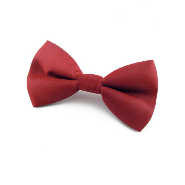 Noeud papillon rouge sombre