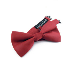 Noeud papillon rouge sombre