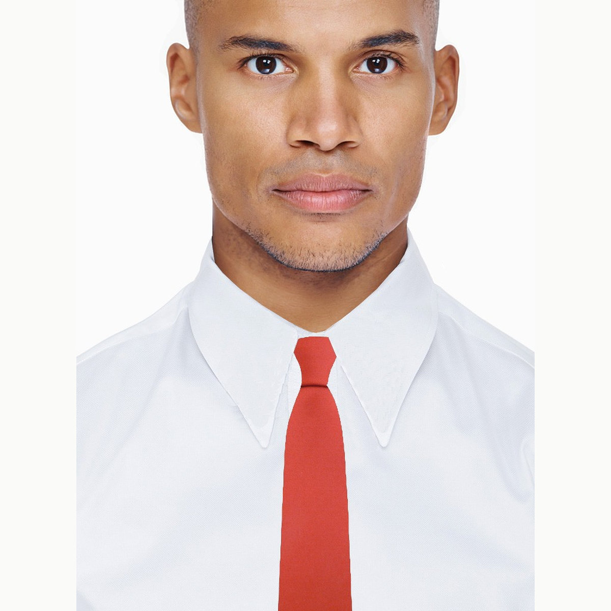 Cravate slim rouge