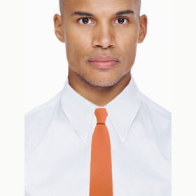 Cravate orange