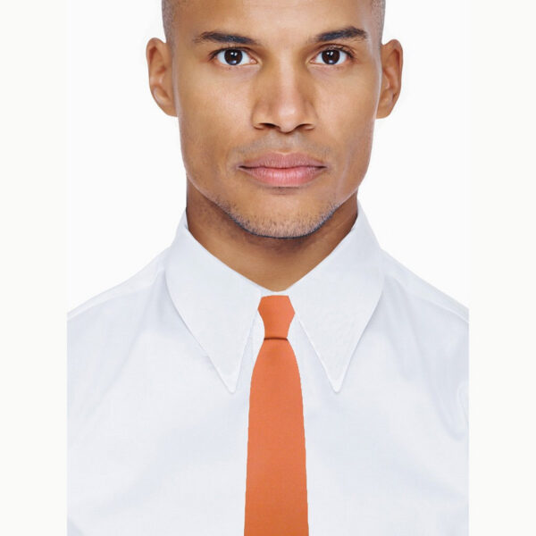 Cravate orange