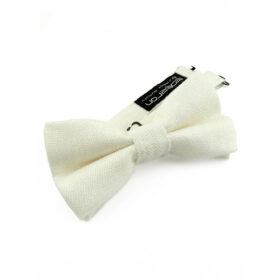 Noeud papillon blanc