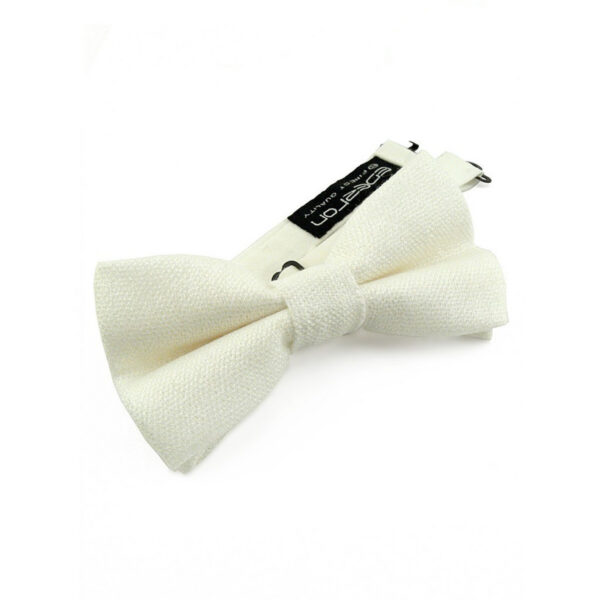 Noeud papillon blanc