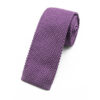 Cravate tricot violet