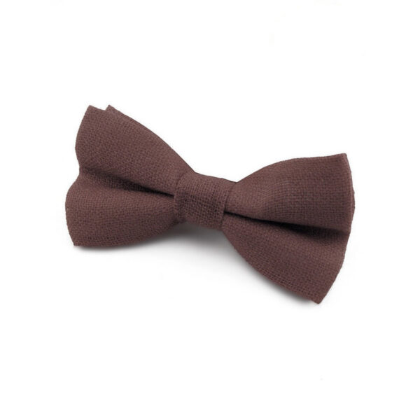 Noeud papillon marron chocolat
