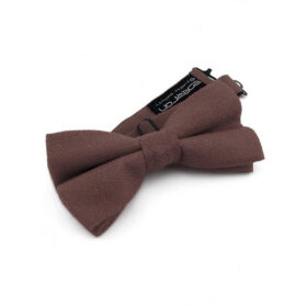 Noeud papillon marron chocolat