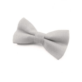 Noeud papillon gris clair