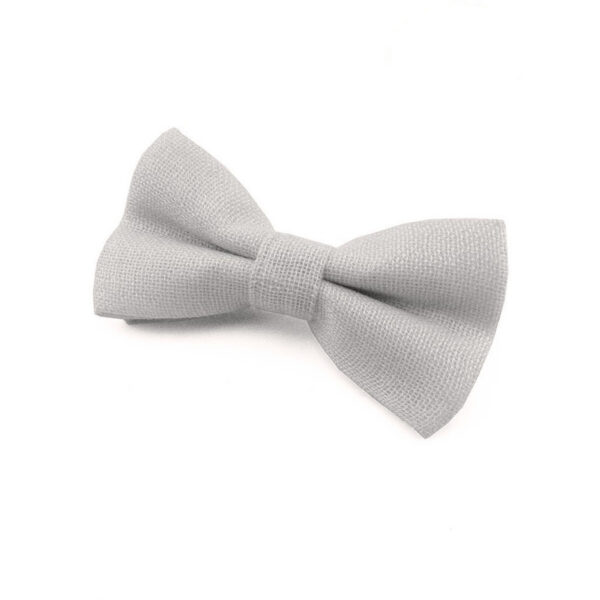 Noeud papillon gris clair