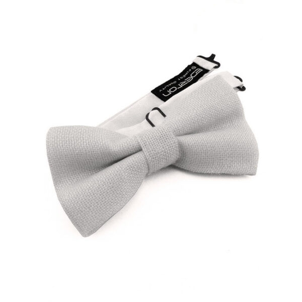 Noeud papillon gris clair