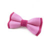 Noeud papillon rose bi-ton