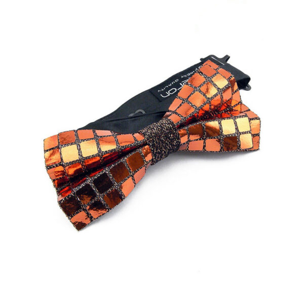 Noeud papillon orange doré