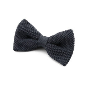 Noeud papillon gris ardoise