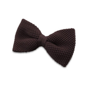 Noeud papillon marron foncé