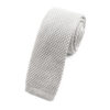 Cravate tricot blanche