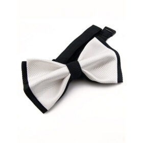 Nœud papillon noir et blanc