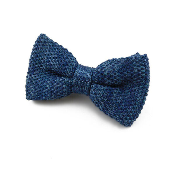 Noeud papillon bleu moucheté