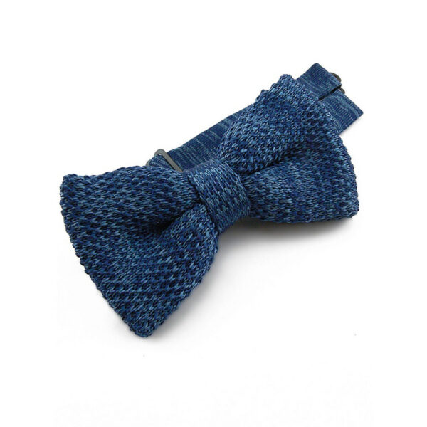 Noeud papillon bleu moucheté