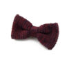 Noeud papillon bordeaux chiné