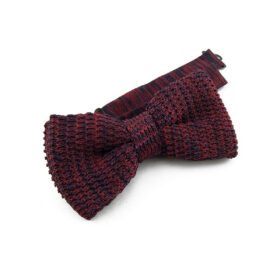 Noeud papillon bordeaux chiné