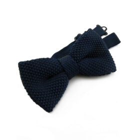 Noeud papillon bleu marine