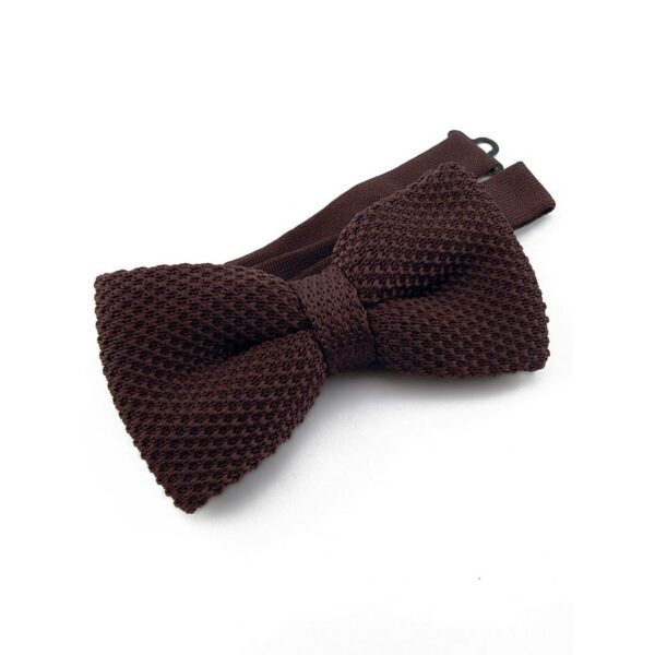 Noeud papillon marron chocolat