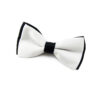 Noeud papillon blanc et noir