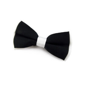 Nœud papillon noir et blanc