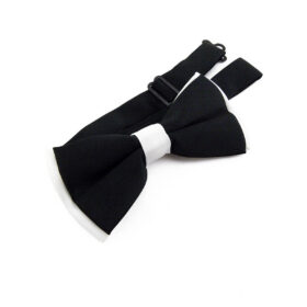 Nœud papillon noir et blanc