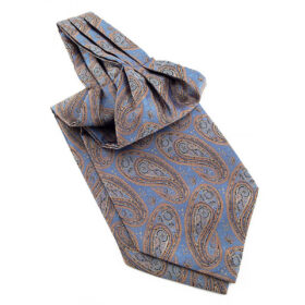 Cravate Ascot motif cachemire
