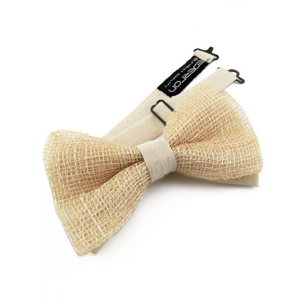 Noeud papillon en abaca