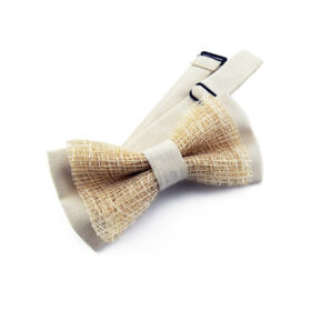 Nœud papillon en abaca pour enfant