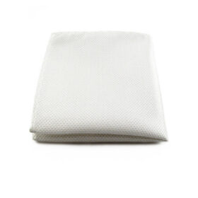 Pochette de costume blanche