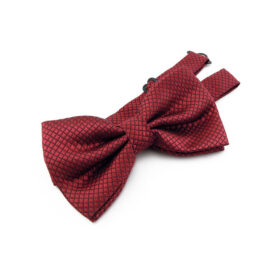 Nœud papillon rouge cerise