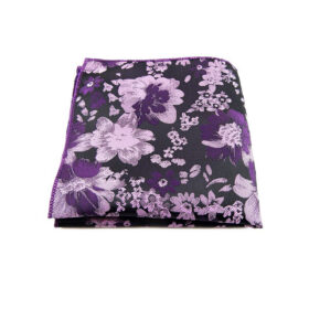 Pochette de costume violette