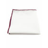 Pochette de costume blanche