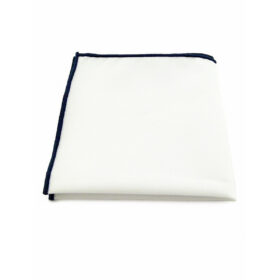 Pochette de costume blanche